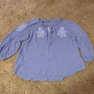 Charlotte Russe quarter sleeve blouse